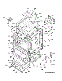 03 - Body Parts parts for Ge Range JGBP88WEL2WW from AppliancePartsPros.com