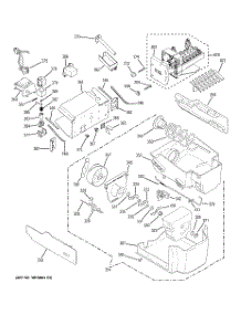 07 - Ice Maker & Dispenser parts for Ge Refrigerator PSW23PSRBKSS from AppliancePartsPros.com