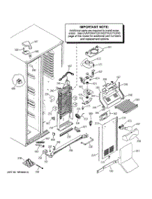 03 - Freezer Section parts for Ge Refrigerator PSS25MGMACC from AppliancePartsPros.com