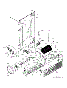 10 - Unit Parts parts for Ge Refrigerator PSS25SGMABS from AppliancePartsPros.com