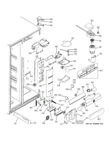 08 - Fresh Food Section parts for Ge Refrigerator PCF23NGWDBB from AppliancePartsPros.com