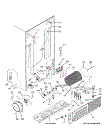 02 - Sealed System & Mother Board parts for Ge Refrigerator PCF23PGWAWW from AppliancePartsPros.com