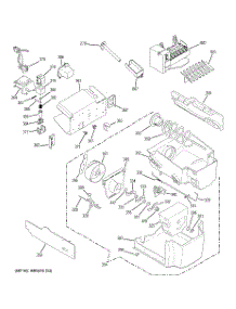 07 - Ice Maker & Dispenser parts for Ge Refrigerator PCF23PGWAWW from AppliancePartsPros.com