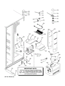 08 - Fresh Food Section parts for Ge Refrigerator PCF23PGWAWW from AppliancePartsPros.com