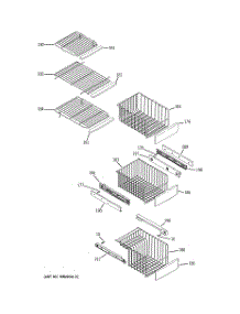 06 - Freezer Shelves parts for Ge Refrigerator PSS26MSWCSS from AppliancePartsPros.com
