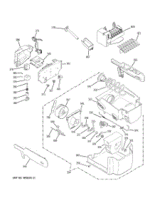 07 - Ice Maker & Dispenser parts for Ge Refrigerator PCF23NGWCBB from AppliancePartsPros.com