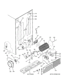 02 - Sealed System & Mother Board parts for Ge Refrigerator PCF25MGWAWW from AppliancePartsPros.com