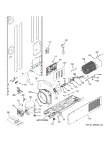 07 - Machine Compartment parts for Ge Refrigerator PFCF1NFWAWW from AppliancePartsPros.com