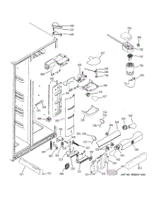 08 - Fresh Food Section parts for Ge Refrigerator PCF23MGWDBB from AppliancePartsPros.com