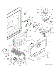 03 - Freezer Section parts for Ge Refrigerator PGSS5NFXASS from AppliancePartsPros.com