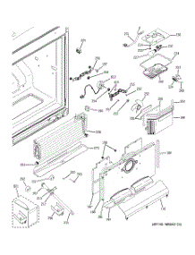 02 - Freezer Section parts for Ge Refrigerator PDSS5NBXARSS from AppliancePartsPros.com