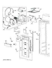 Freezer Section parts for Ge Refrigerator PSB42LGRBV from AppliancePartsPros.com