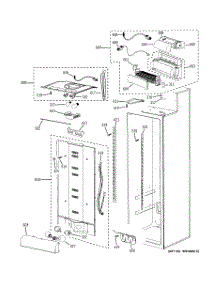 07 - Fresh Food Section parts for Ge Refrigerator PSB42YSXASS from AppliancePartsPros.com