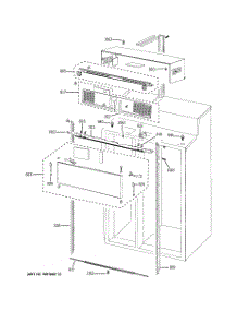 09 - Cabinet (1) parts for Ge Refrigerator PSB42YSXASS from AppliancePartsPros.com