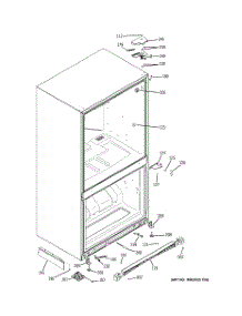 06 - Case Parts parts for Ge Refrigerator PDSS5NBWARSS from AppliancePartsPros.com