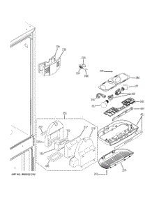 04 - Fresh Food Section parts for Ge Refrigerator PDSS5NBWARSS from AppliancePartsPros.com