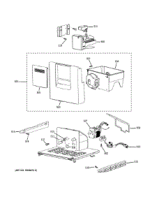 Ice Maker & Dispenser parts for Ge Refrigerator PSB42LSRBV from AppliancePartsPros.com