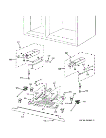 Cabinet parts for Ge Refrigerator PSB42LSRBV from AppliancePartsPros.com