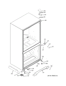06 - Case Parts parts for Ge Refrigerator PDSS0MFXARSS from AppliancePartsPros.com
