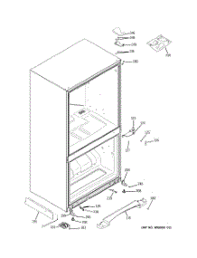 06 - Case Parts parts for Ge Refrigerator PDSF0MFXARCC from AppliancePartsPros.com