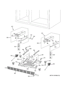 10 - Cabinet (2) parts for Ge Refrigerator PSB48YGXASV from AppliancePartsPros.com