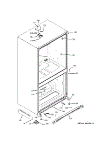 06 - Case Parts parts for Ge Refrigerator PDSS5NBXALSS from AppliancePartsPros.com