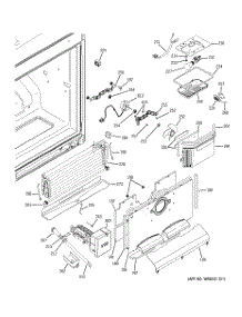 02 - Freezer Section parts for Ge Refrigerator PFSS5NJWASS from AppliancePartsPros.com