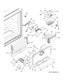 02 - Freezer Section parts for Ge Refrigerator PFSF5NJWAWW from AppliancePartsPros.com