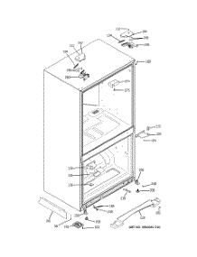 06 - Case Parts parts for Ge Refrigerator PFSF2MJXAWW from AppliancePartsPros.com