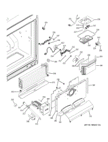 02 - Freezer Section parts for Ge Refrigerator PFSF5NJXABB from AppliancePartsPros.com