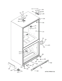 06 - Case Parts parts for Ge Refrigerator PFSF5NFWABB from AppliancePartsPros.com