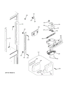 04 - Fresh Food Section parts for Ge Refrigerator GDSC0KBXARBB from AppliancePartsPros.com