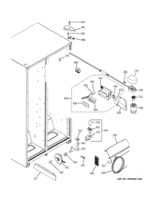 06 - Fresh Food Section parts for Ge Refrigerator GSF25IGXBWW from AppliancePartsPros.com