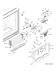 02 - Freezer Section parts for Ge Refrigerator GBSC0HBXARCC from AppliancePartsPros.com