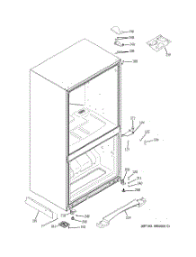 06 - Case Parts parts for Ge Refrigerator GBSC0HBXARCC from AppliancePartsPros.com