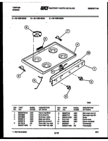 03 - Cooktop Parts parts for Frigidaire Range 32-1039-23-04 from AppliancePartsPros.com