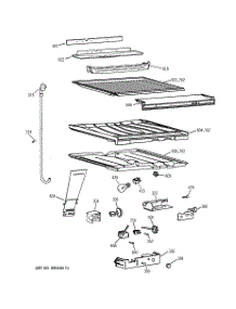 05 - Compartment Separator Parts parts for Ge Refrigerator TBX18SIBALAA from AppliancePartsPros.com