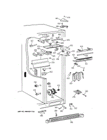 05 - Fresh Food Section parts for Ge Refrigerator TPX24PRBAAA from AppliancePartsPros.com