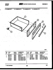 07 - Drawer Parts parts for Frigidaire Range 30-4998-23-04 from AppliancePartsPros.com