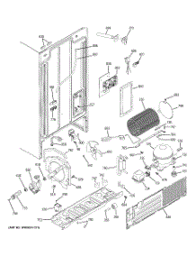 08 - Sealed System & Mother Board parts for Ge Refrigerator GSS20IEPDBB from AppliancePartsPros.com
