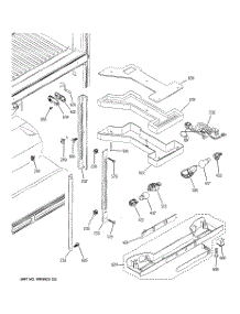 05 - Fresh Food Section parts for Ge Refrigerator PTS22LCPARBB from AppliancePartsPros.com
