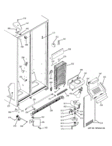 03 - Freezer Section parts for Ge Refrigerator GSS22JEPAWW from AppliancePartsPros.com