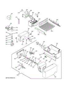 08 - Ice Maker & Dispenser parts for Ge Refrigerator GSS25KGMDCC from AppliancePartsPros.com