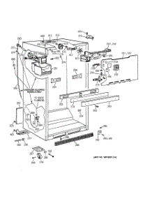03 - Cabinet Parts parts for Ge Refrigerator TBX18ZAXBRWW from AppliancePartsPros.com