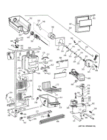 03 - Freezer Section parts for Ge Refrigerator TFS26PPDABS from AppliancePartsPros.com
