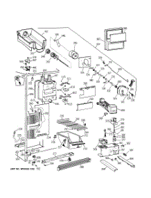 03 - Freezer Section parts for Ge Refrigerator TFX26CPDAWW from AppliancePartsPros.com