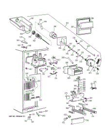 03 - Freezer Section parts for Ge Refrigerator TFX28PBDAWW from AppliancePartsPros.com