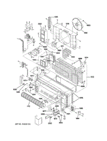 03 - Motor & Chassis Parts parts for Ge Air Conditioner AZ41E12EACW1 from AppliancePartsPros.com