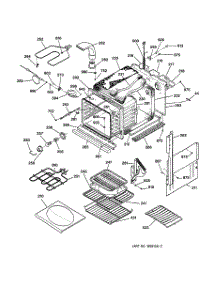 02 - Body Parts parts for Ge Oven JK910WA1WW from AppliancePartsPros.com