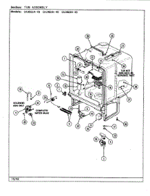 05 - Tub Assembly parts for Magic Chef Dishwasher DU96DN-45 from AppliancePartsPros.com